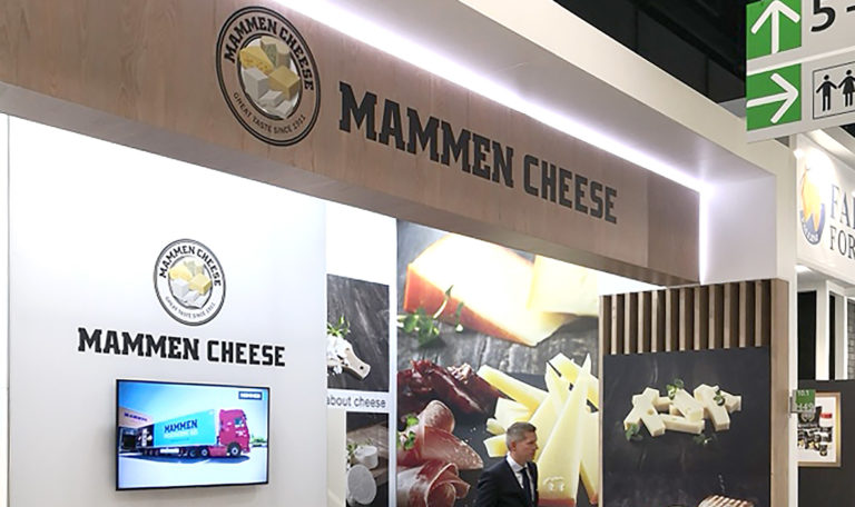 Mammen Cheese, flot messestand på Anuga FoodTec 2019, Køln