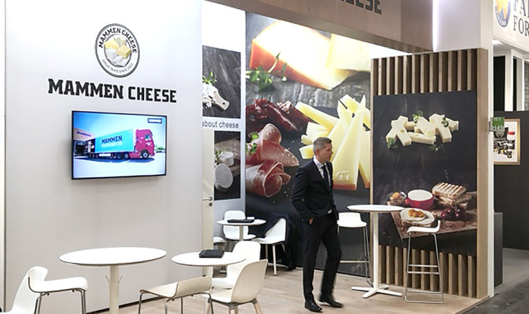 Mammen Cheese, flot messestand på Anuga FoodTec 2019, Køln