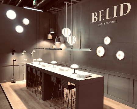 Flot messestand, Herstal - Belid, Stockholm Furniture & Light Fair 2019