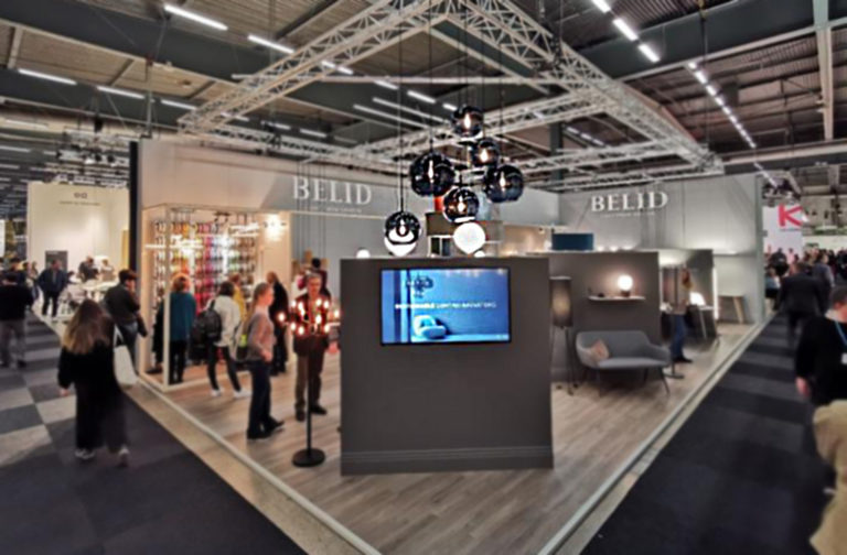 Herstal - Belid Messestand, Stockholm Furniture & Light Fair 2020